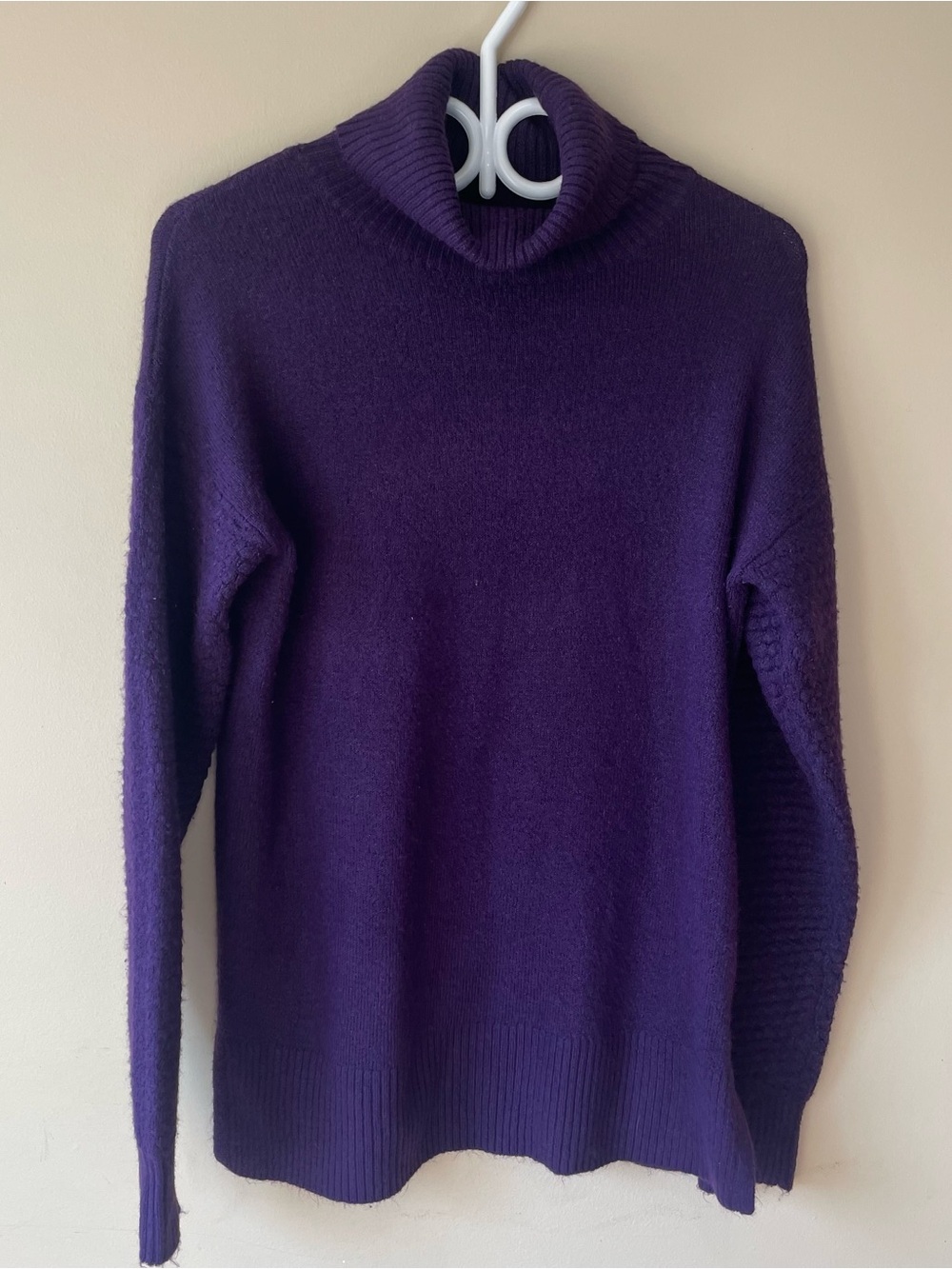 RW&CO. Deep Purple Turtleneck Sweater
